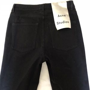 Brand new acne pin black jeans